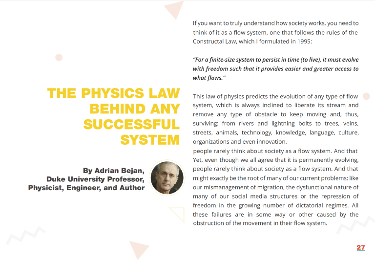 The Physics Law Behind Any Successful System